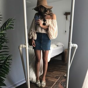 Starred off the shoulder blouse
